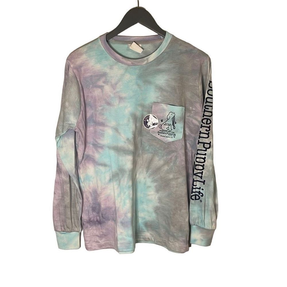 Southern Spirit Long Sleeve‎ T-shirt. Size Medium. Tie Dye